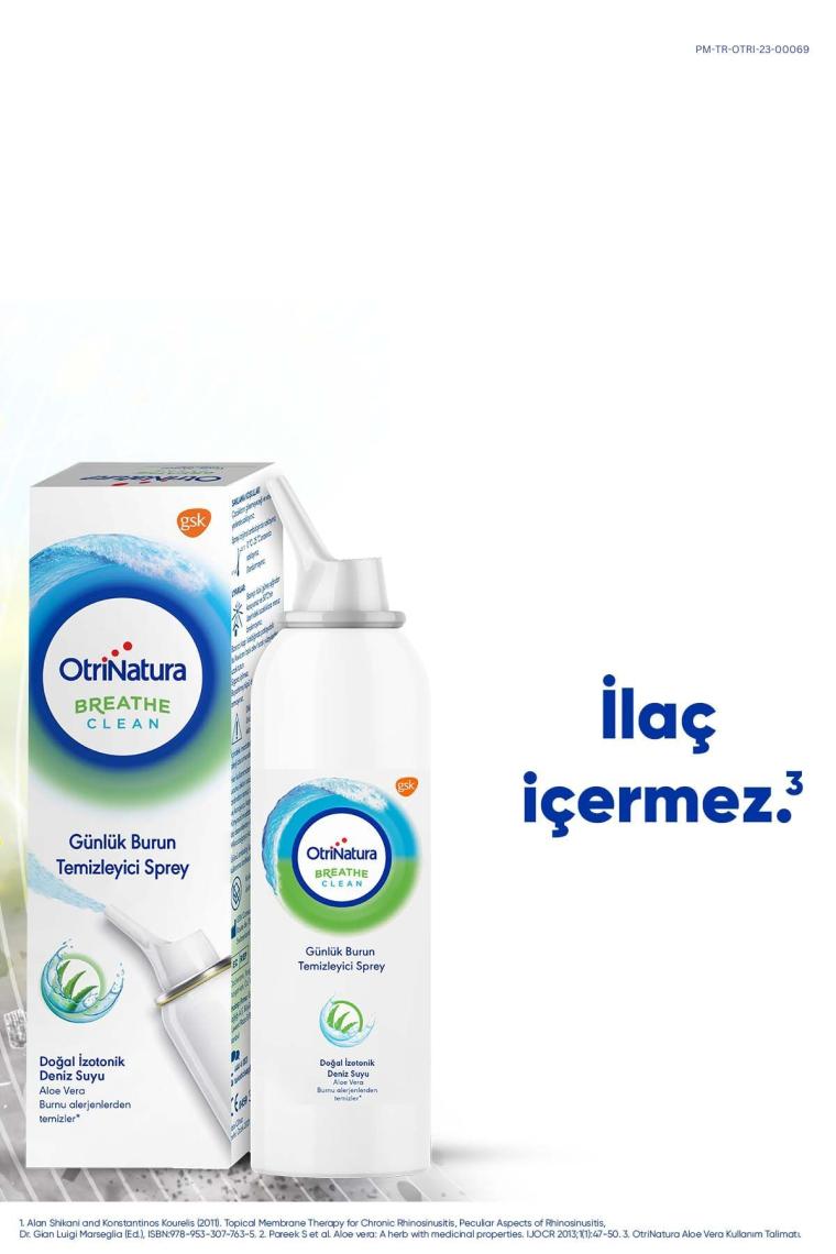 Otrınatura Aloe Vera Burun Spreyı 100 Ml