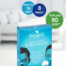 8 Kutu(80 Adt) Horlama Önleyici Burun Nefes Bandı