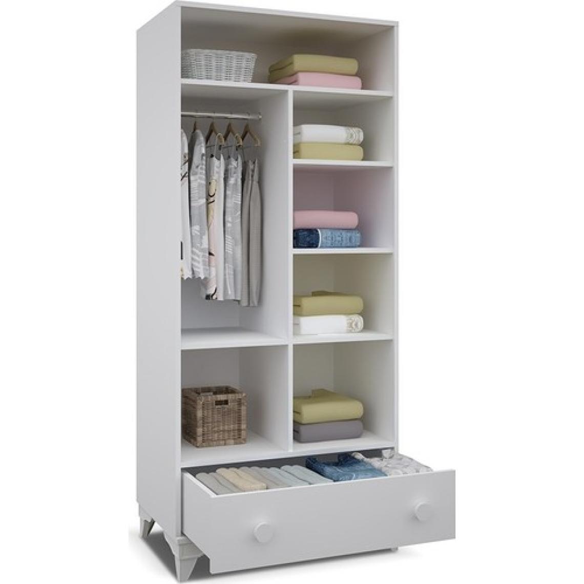 Babyhope Vesta Bebek Odası 2 Kapılı Dolap 951-57