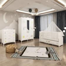 Garaj Home Melina Uykucu Bebek Odası Takımı - Yatak ve Uyku Seti Kombinli
