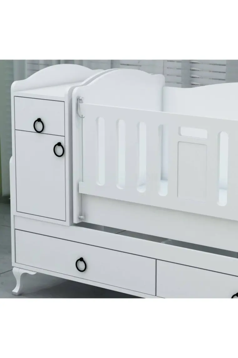 Garaj Home Sude Asansörlü Yıldız 4 Kapaklı Bebek Odası Takımı