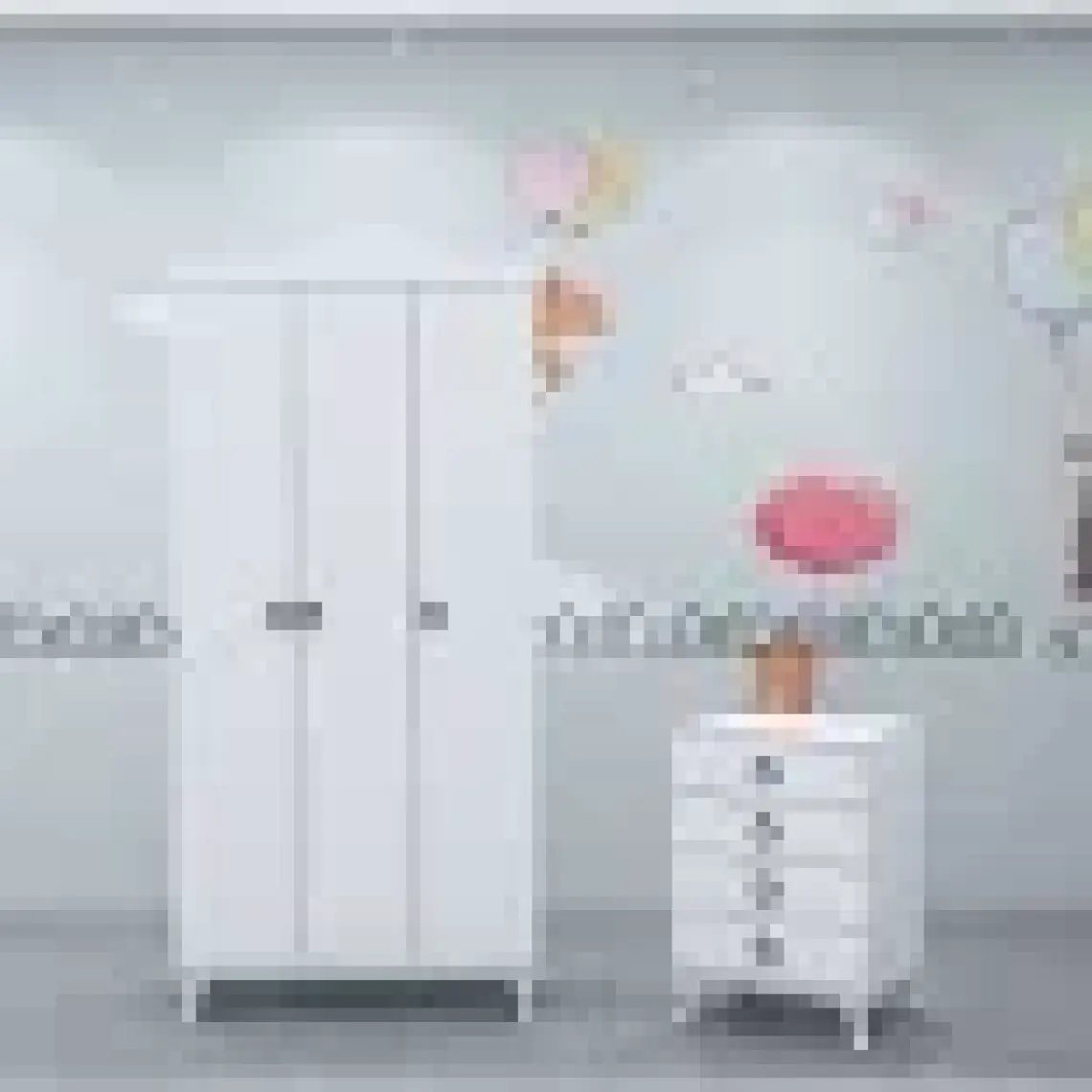 Garaj Home Sude Asansörlü Yıldız 4 Kapaklı Bebek Odası Takımı