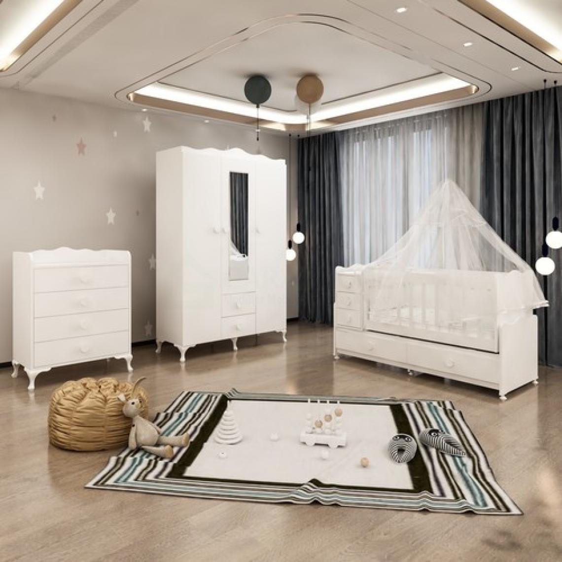 Garaj Home Melina Bebek Odası Takımı - Yatak ve Uyku Seti Kombinli