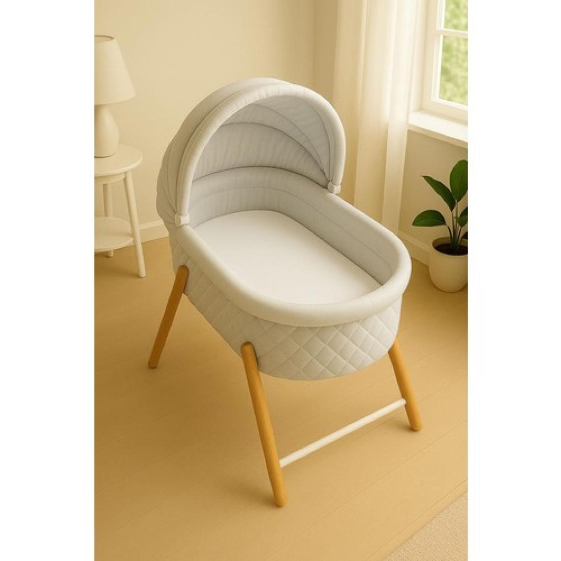 2 Adet 50 x 90 x 10 cm Anne Yanı Lastikli Penye Kumaş Bebek Çarşafı