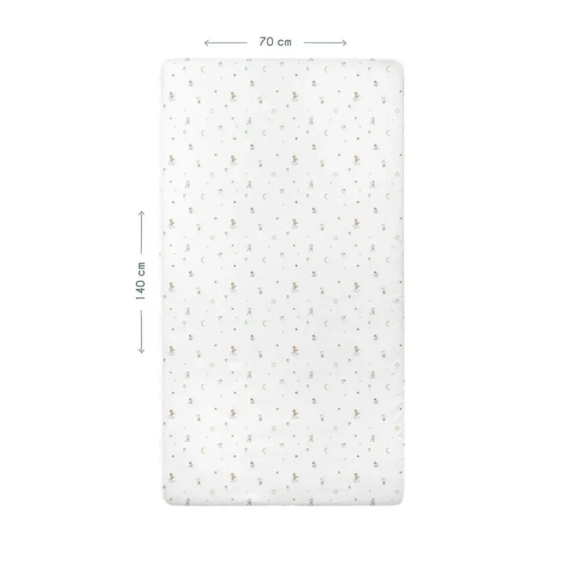Casadora Baby Circus 100% Pamuk Penye Lastikli Bebek Çarşafı - 70X140X20 cm