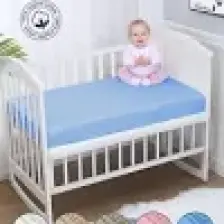 Vionel Home %100 Pamuk Penye, Lastikli Full Kenar Bebek Çarşafı,  Organik Pamuk, Anne Yanı, Çocuk Beşik Çarşafı