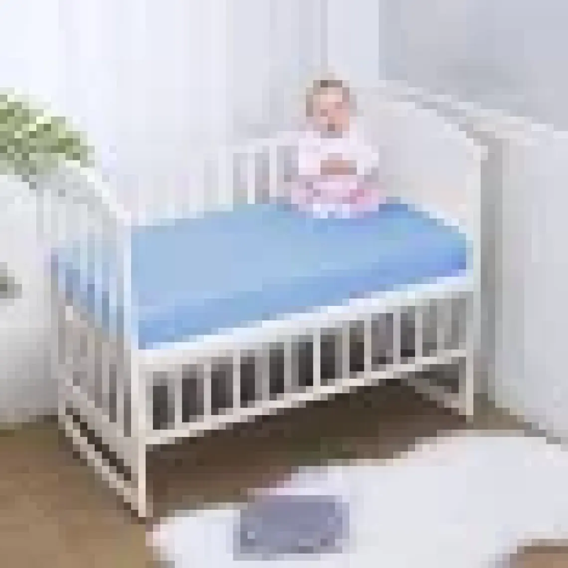 Vionel Home %100 Pamuk Penye, Lastikli Full Kenar Bebek Çarşafı,  Organik Pamuk, Anne Yanı, Çocuk Beşik Çarşafı