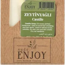 sudsenjoyoil Doğal Zeytinyağlı El Yapımı Yüz, Saç ve Vücut Sabunu 100 gr