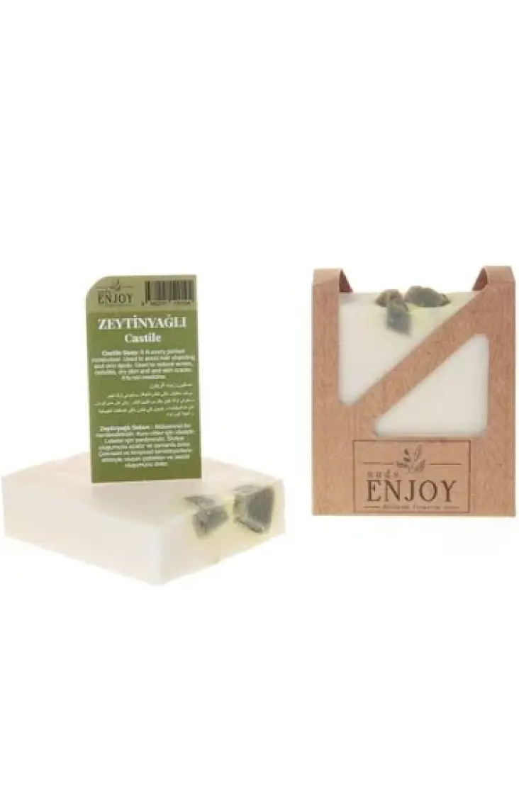 sudsenjoyoil Doğal Zeytinyağlı El Yapımı Yüz, Saç ve Vücut Sabunu 100 gr