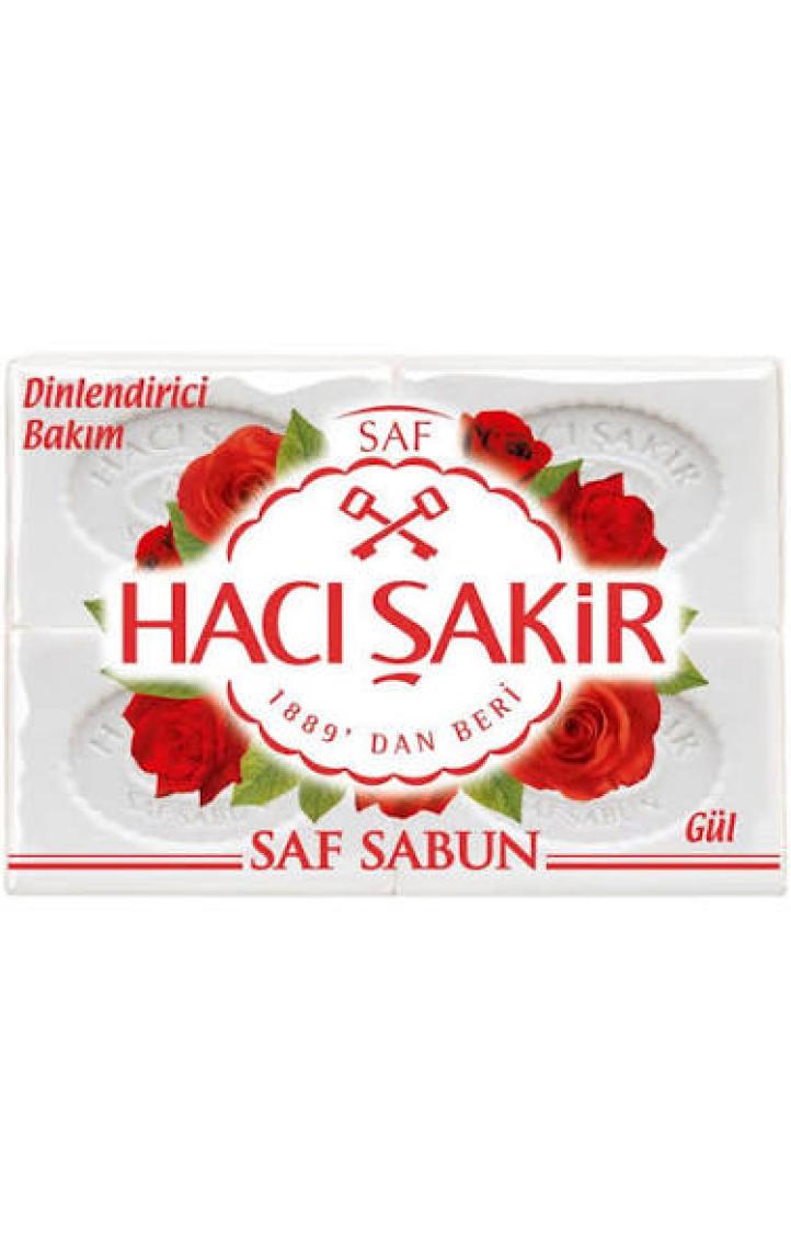 Hacı Şakir Gül Kalıp Sabun 4x150 gr