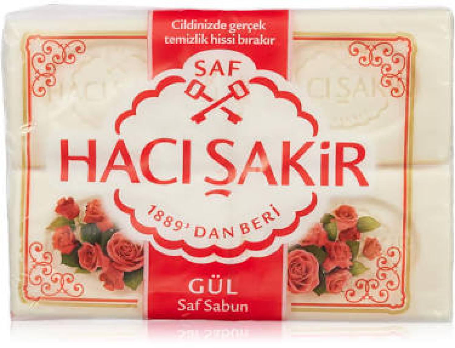 Hacı Şakir Gül Kalıp Sabun 4x150 gr
