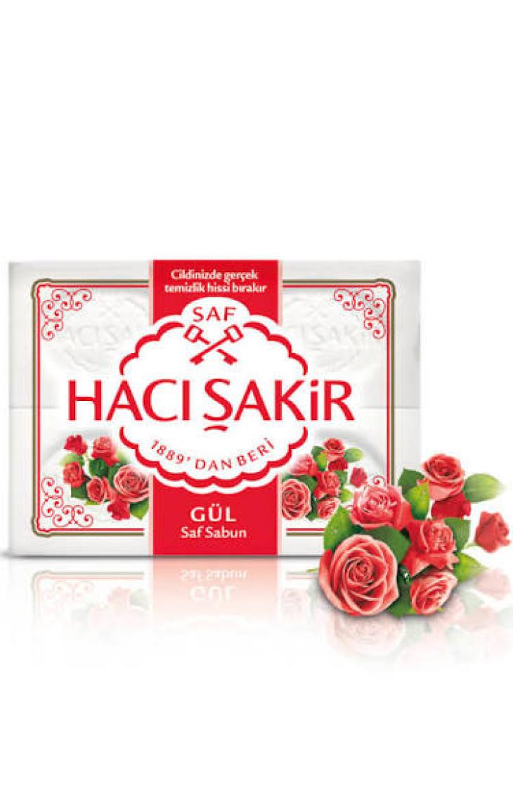 Hacı Şakir Gül Kalıp Sabun 4x150 gr