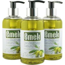 Emek Doğal Sıvı Zeytinyağı Sabunu 250 ml 3'lü Ekonomik Paket