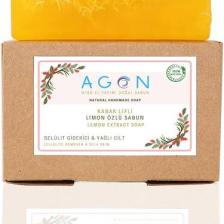 Agon  El Yapımı Doğal Kabak Lifli Limon Sabunu 120 gr