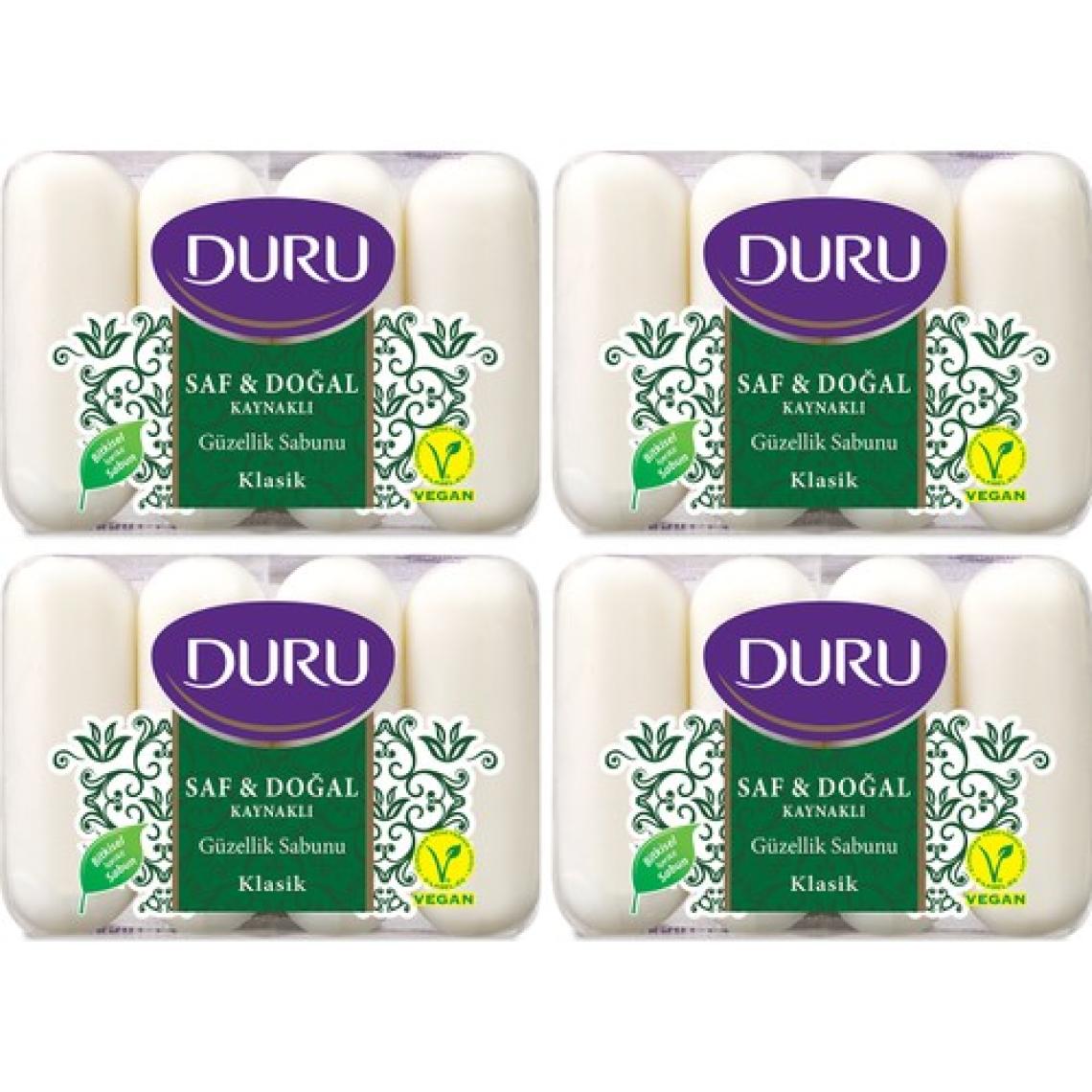 Duru Saf & Doğal Klasik 16 Adet Güzellik Sabunu 4x280gr