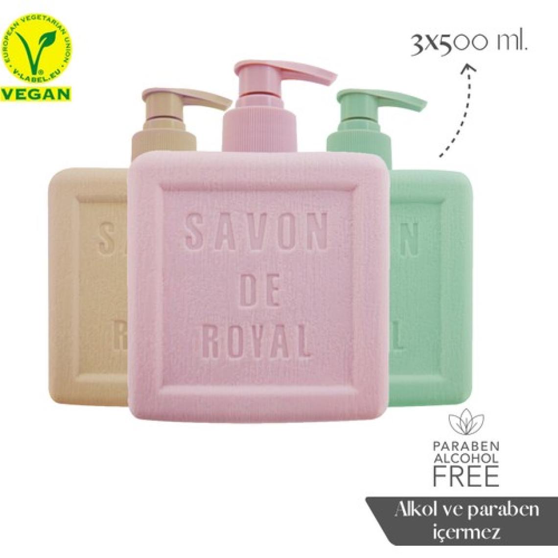 Savon De Royal Provence Nemlendirici Luxury Vegan Sıvı Sabun Karma Paket 3 x 500 ml