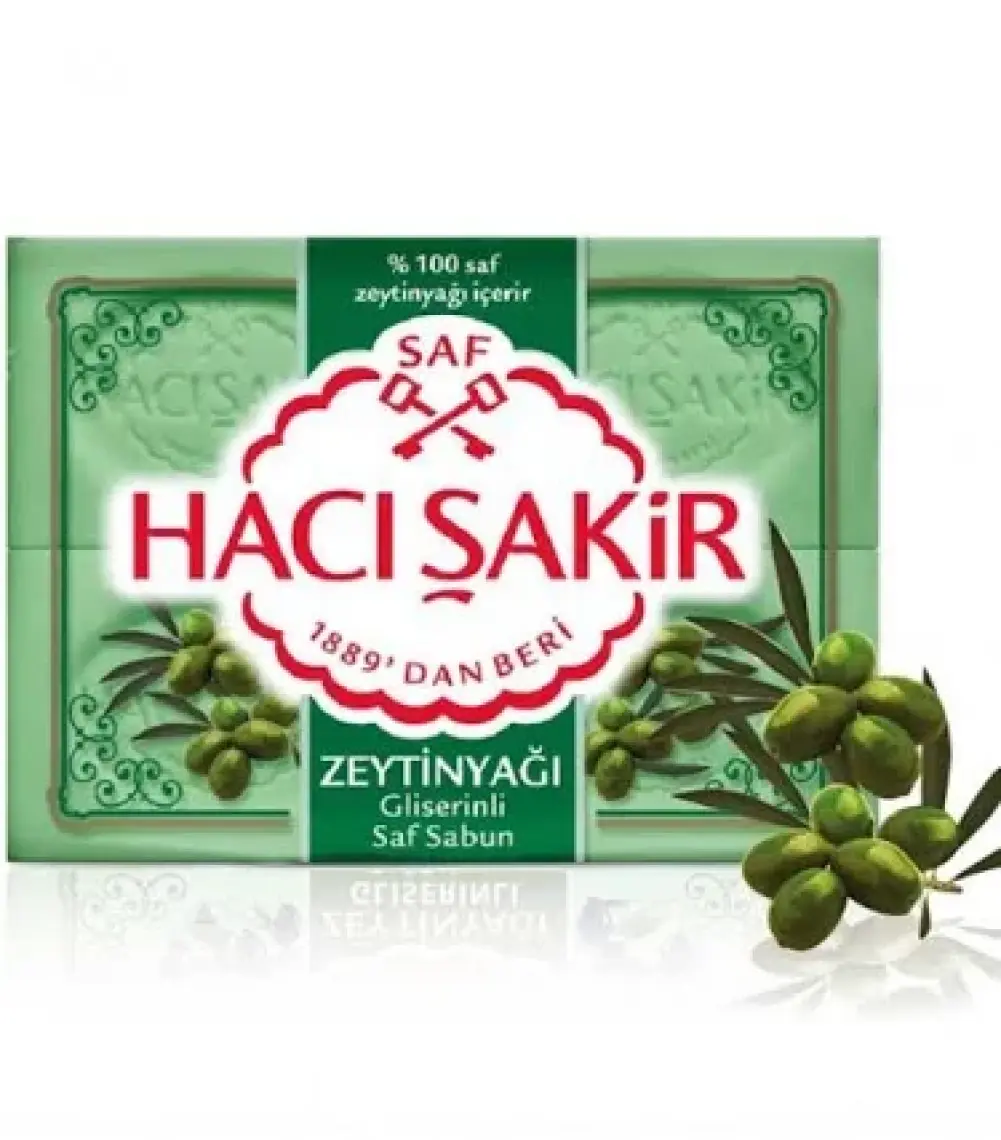 Hacı Şakir Zeytinyağı & Bal Kalıp Sabun 4x150GR