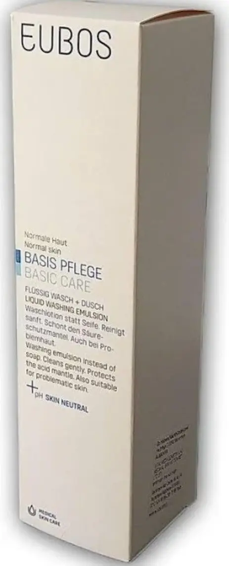Eubos Sıvı Cilt Temizleyici Parfümsüz Mavi 400 ml.