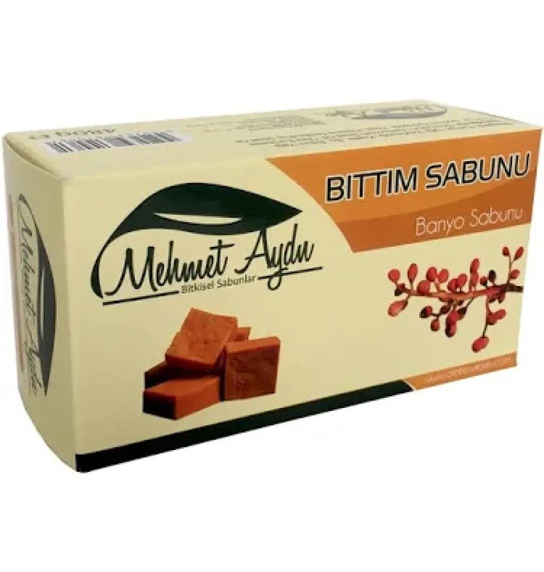 Mehmet Aydın Doğal Bıttım Sabunu - Bitkisel İçeriklerle Cilt Dostu, 4'lü Set