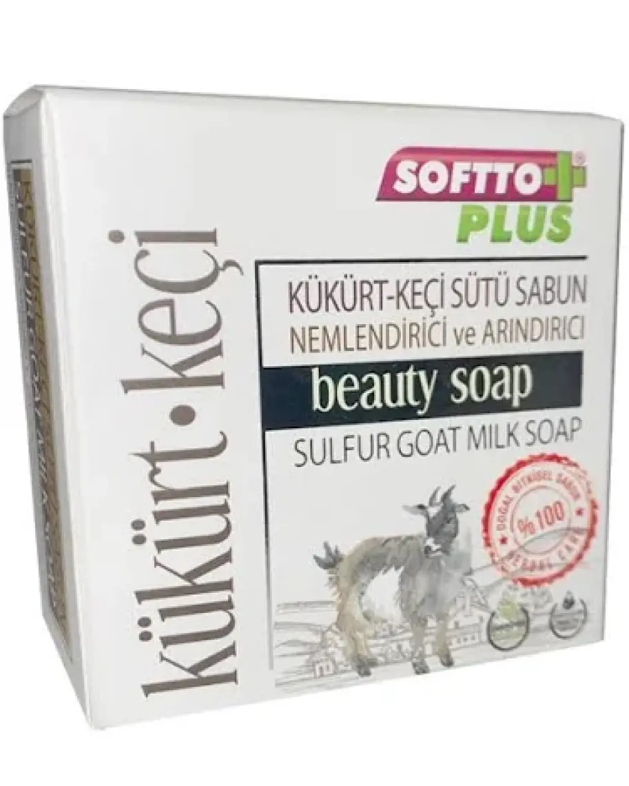 Softto Plus Kükürt Keçi Sütü Sabunu 100 gr