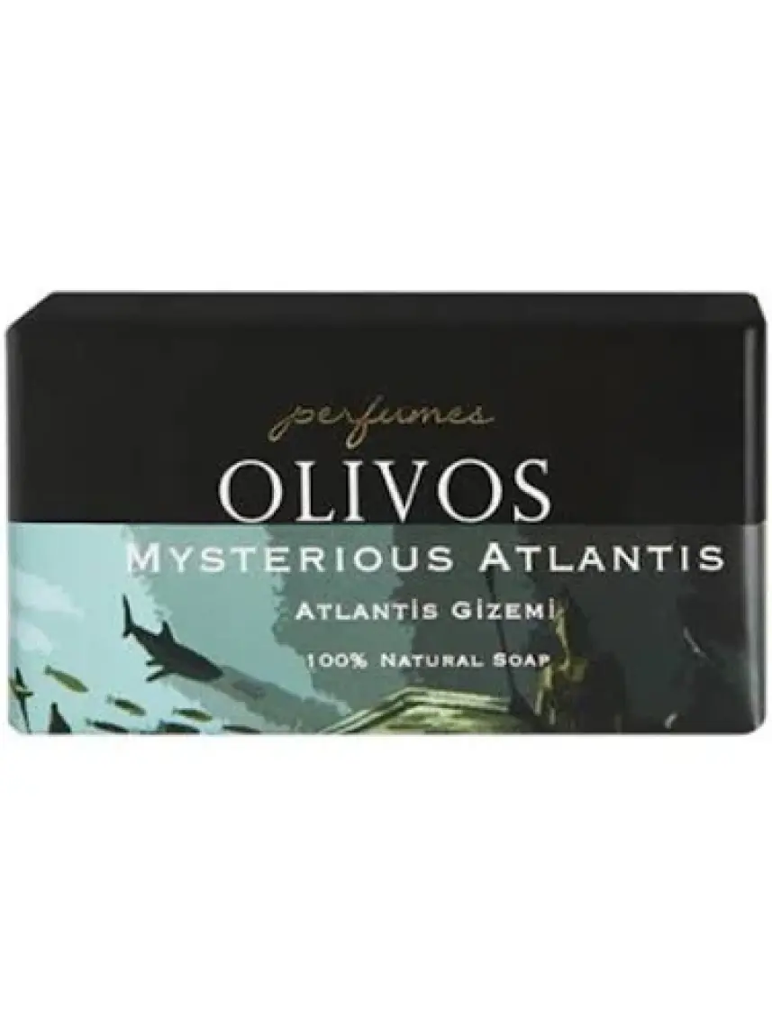 Olivos %100 Doğal Parfüm Serisi Atlantis Gizemi Kokulu Zeytinyağı Katı Sabun Nem Dengeleyici 250 gr
