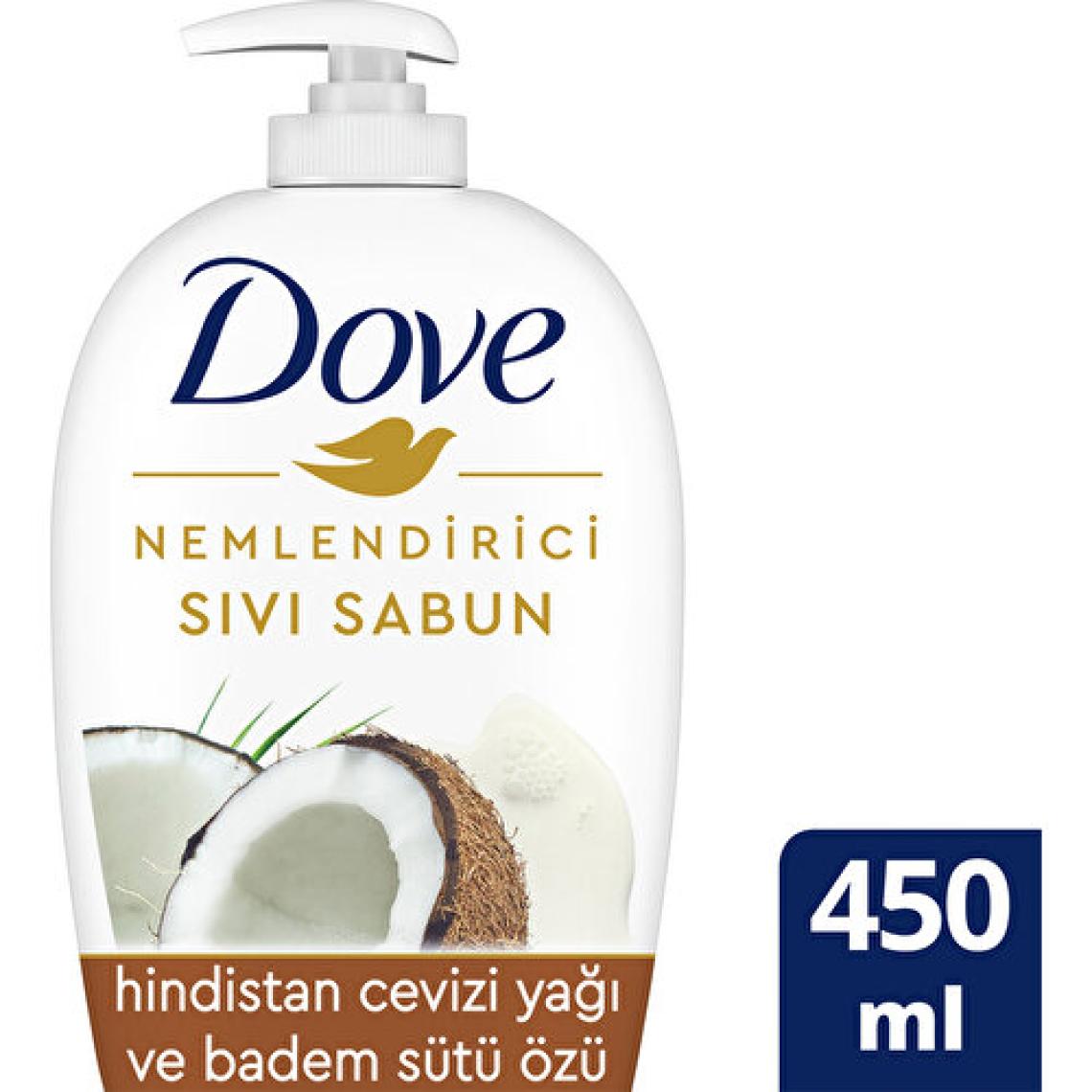 Dove Hindistan Cevizi Yağı ve Badem Sütü Özlü Sıvı Sabun 450 ml
