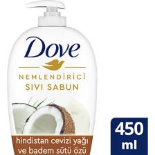 Dove Hindistan Cevizi Yağı ve Badem Sütü Özlü Sıvı Sabun 450 ml