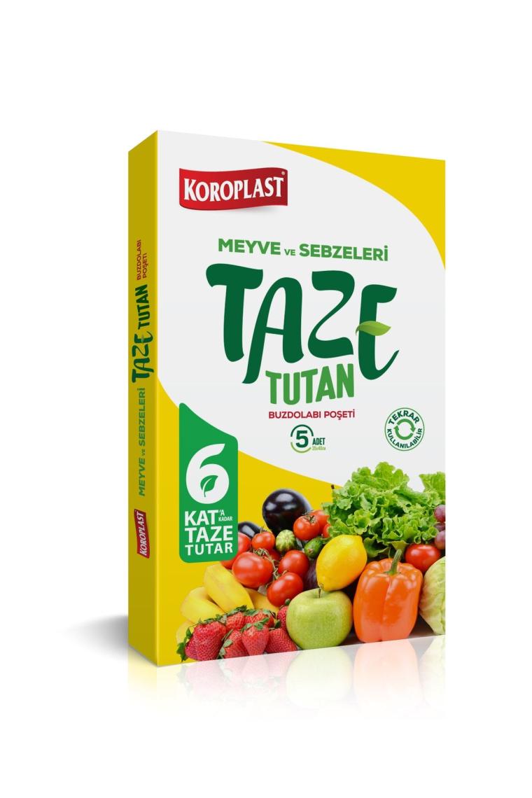 Taze Tutan Buzdolabı Poşeti 5 Adet