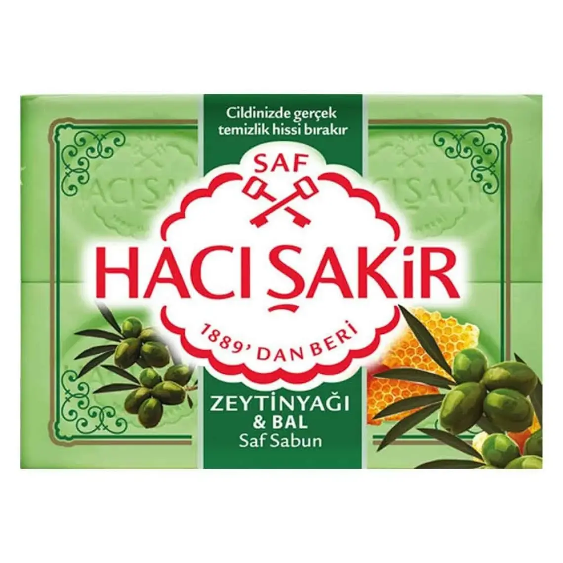 Hacı Şakir Zeytinyağı & Bal Kalıp Sabun 4x150GR