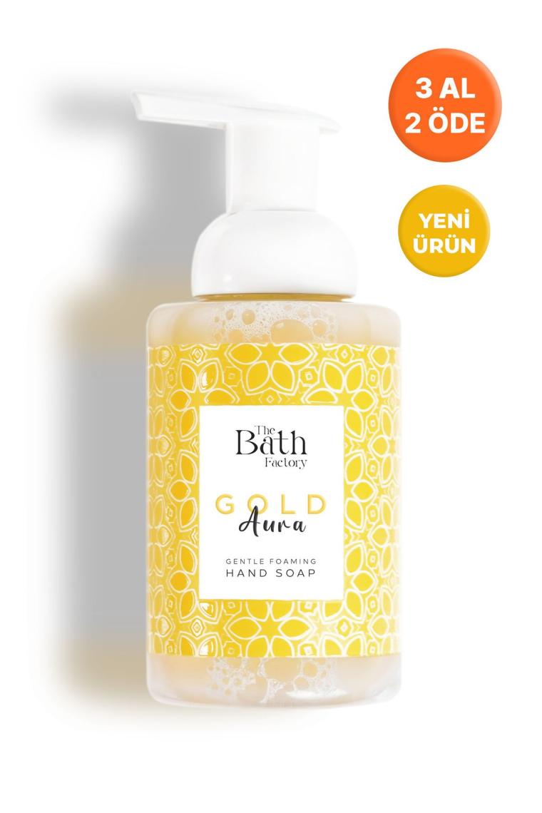 The Bath Factory Nemlendirici Gold Aura Köpük Sabun 300 ml