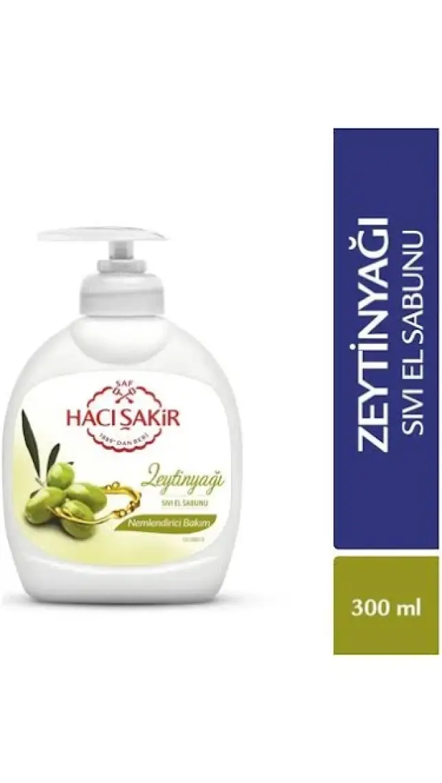 Hacı Şakir Zeytinyağı Nemlendirici Bakım Sıvı El Sabunu 300 ml