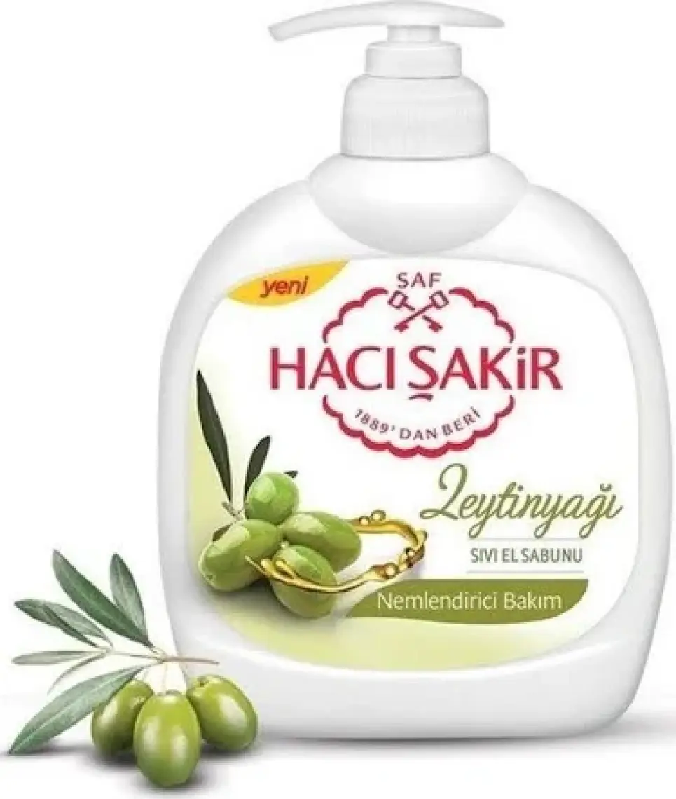 Hacı Şakir Zeytinyağı Nemlendirici Bakım Sıvı El Sabunu 300 ml