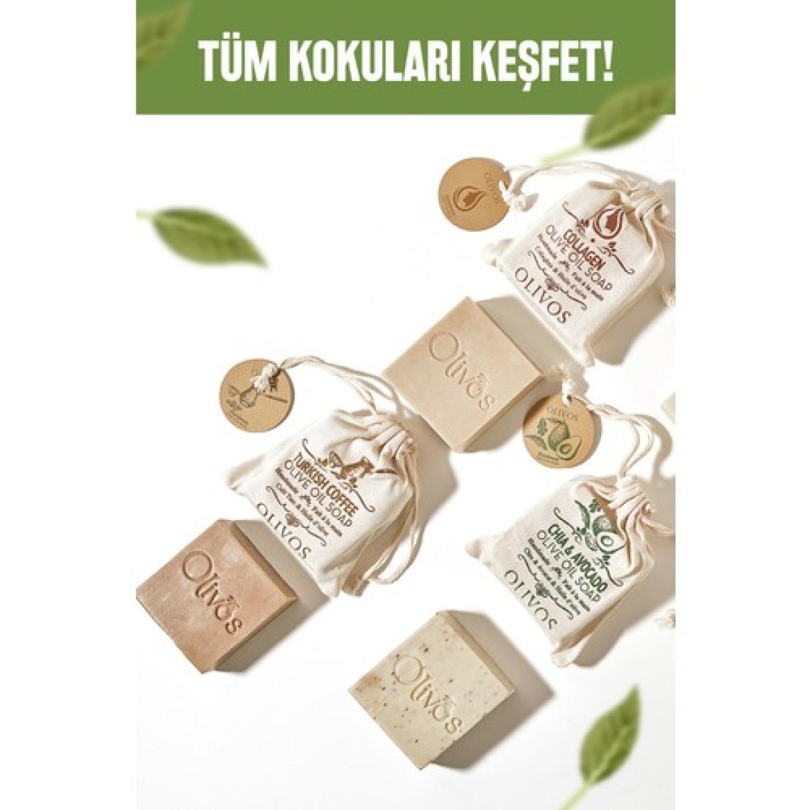 Olivos %100 Doğal Eşek Sütü Ve Zeytinyağlı Katı Sabun Eşek Sütlü El Sabunu Yoğun Nemlendirici Kese Hediyeli 150 Gr