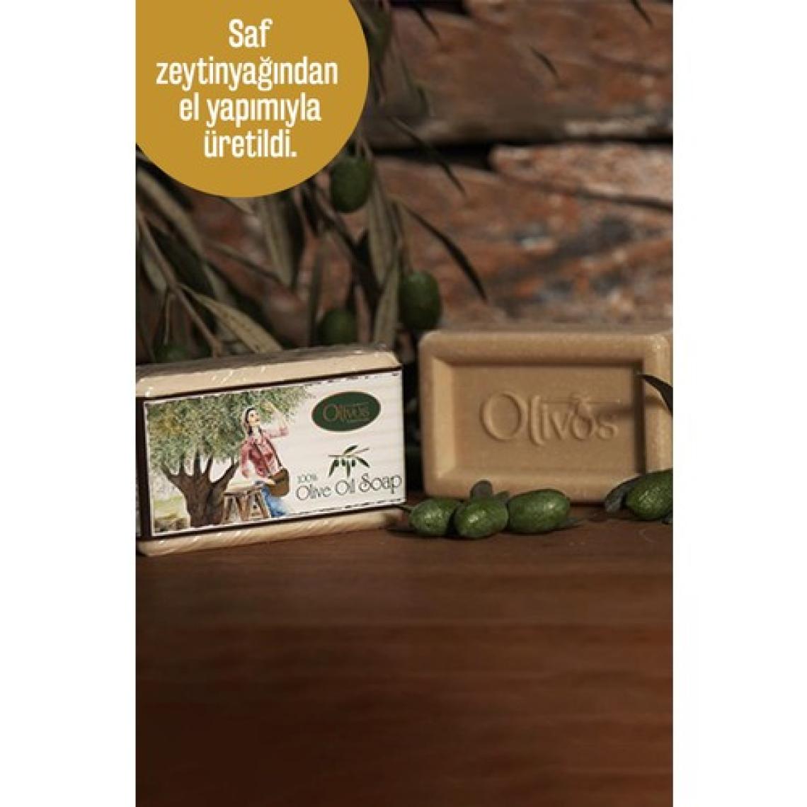 Olivos Doğal Klasik Zeytin Yapraklı Ve Zeytinyağlı Katı Sabun Zeytinyağı El Sabunu Nemlendirici 150 gr