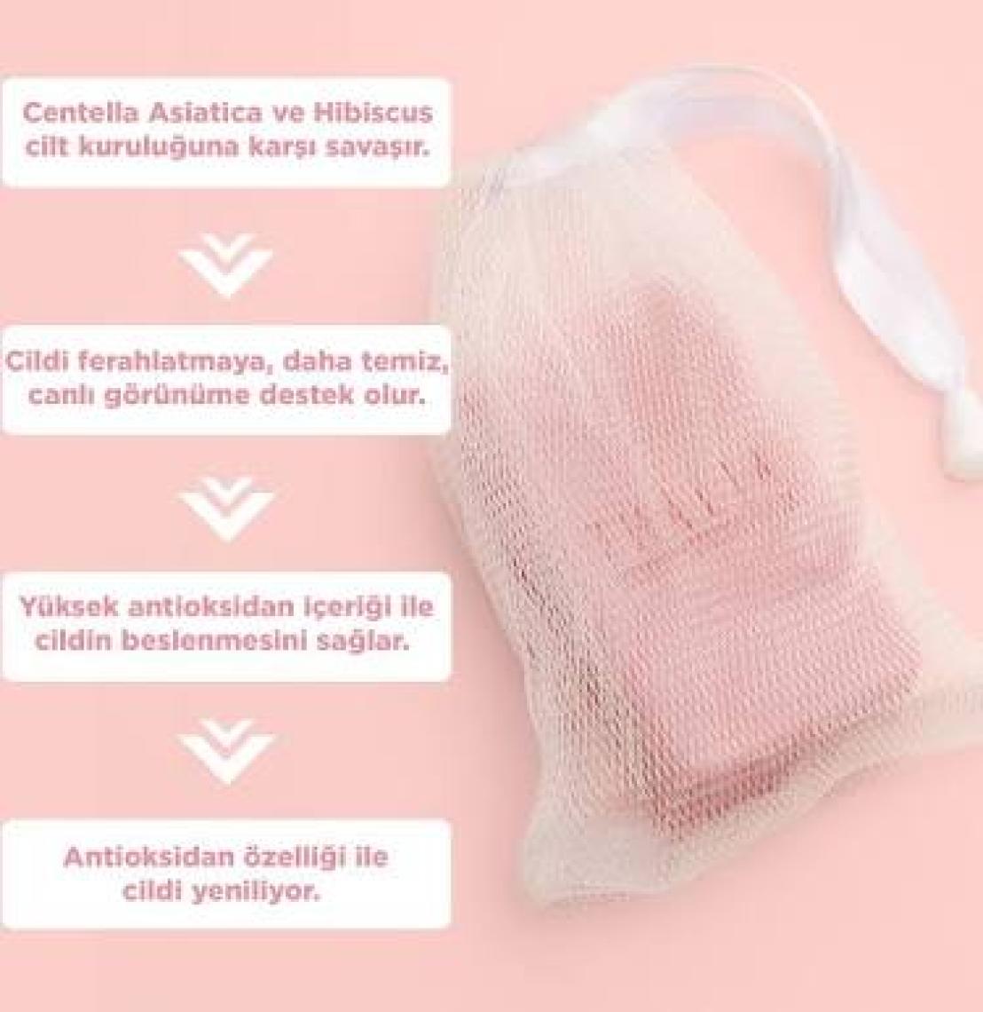 Thalia Aydınlatmaya Yardımcı Centella Asiatica & Hibiskus Özlü Lifli Sabun 140gr