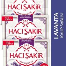 Hacı Şakir Lavanta Saf Kalıp Sabun 4x150 gr x 3 Adet
