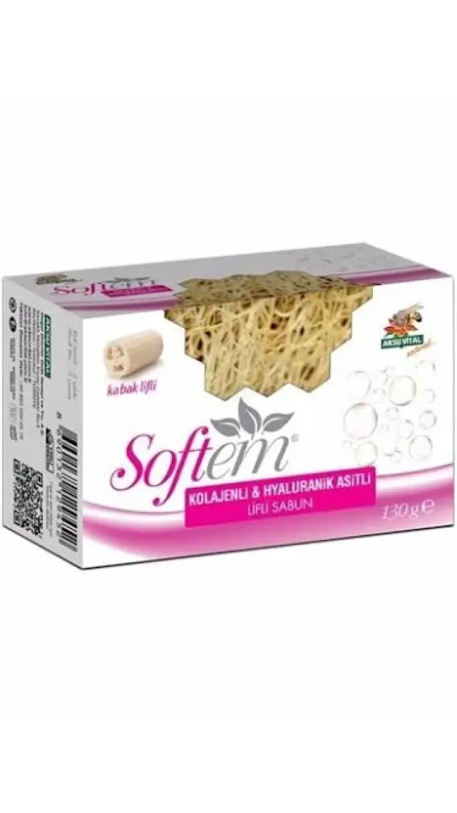 Softem Kolajenli & Hyaluronik Asitli Kabak Lifli Sabun 130gr