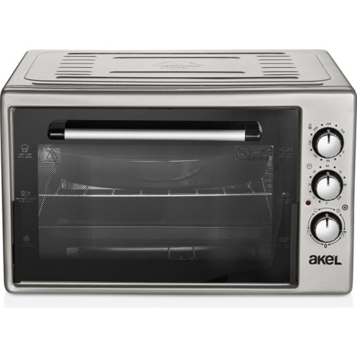 Akel AF381L Lambalı, Tavuk Çevirmeli Midi Fırın
