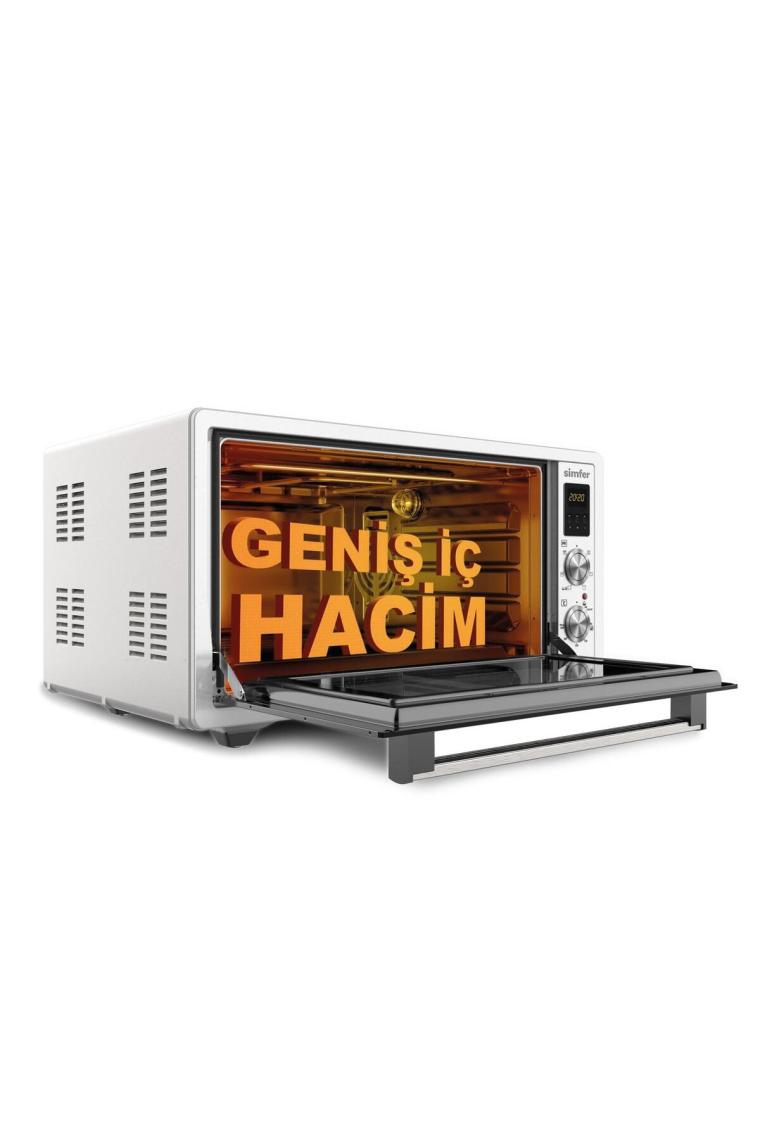 Simfer 7033 Inox Gri 70 Litre Turbo Midi Fırın