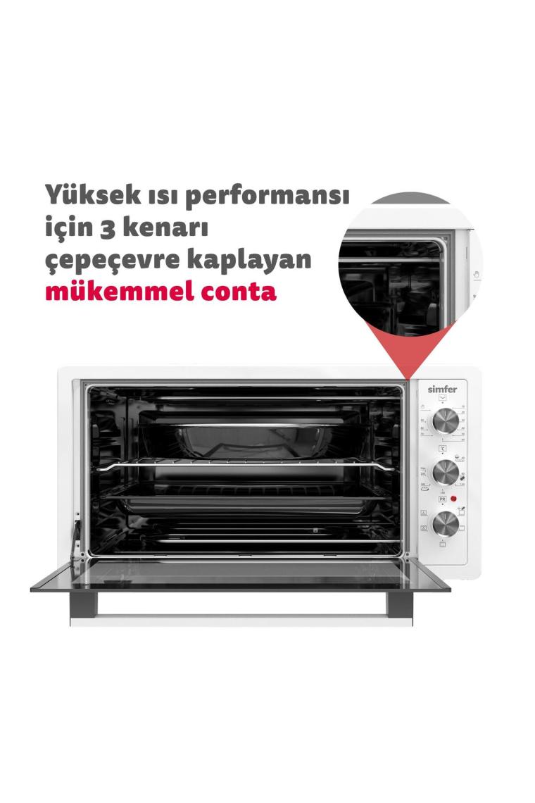 Simfer 7033 Inox Gri 70 Litre Turbo Midi Fırın