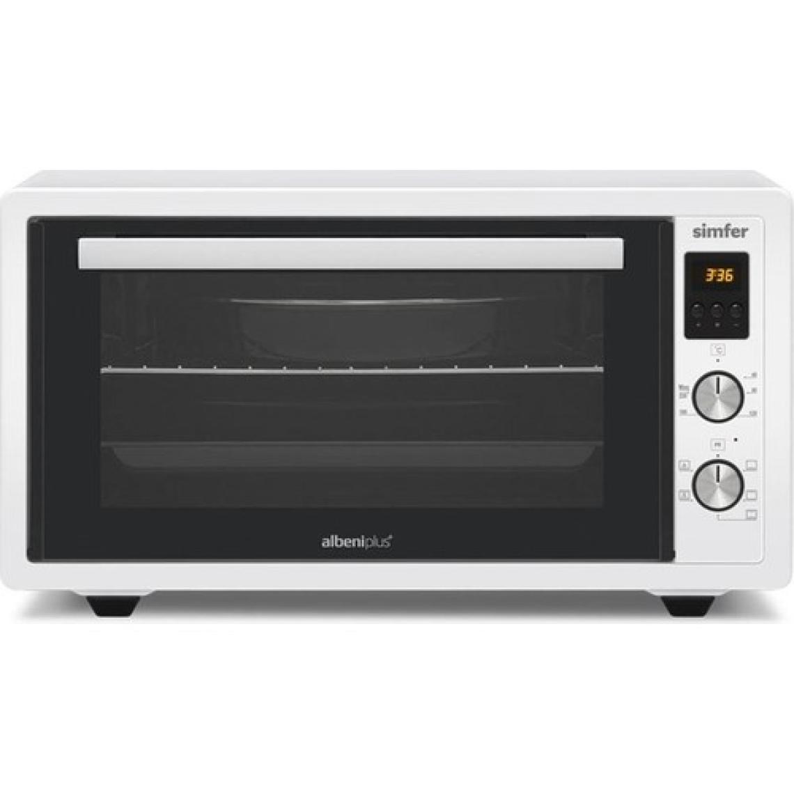 Simfer 4558 Turbo Dijital Ekran Pop-Up Düğme 45 Lt. Çift Cam Midi Fırın