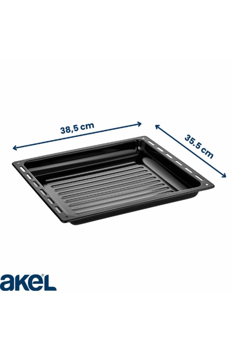 Akel AF380L Lambalı Termostatlı Gri Midi Fırın