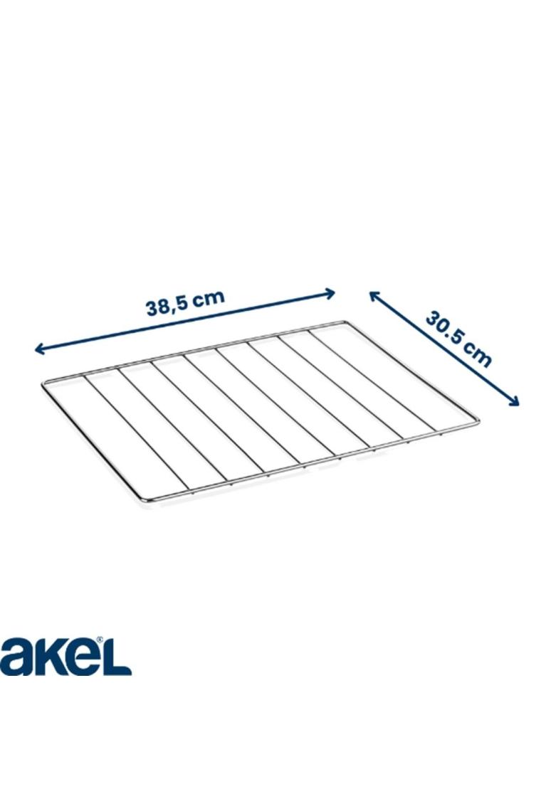 Akel AF380L Lambalı Termostatlı Gri Midi Fırın
