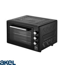 Akel AF380L Lambalı Termostatlı Gri Midi Fırın