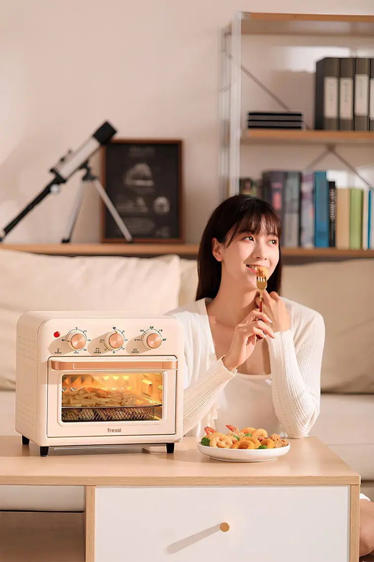 Fressi Af-01 Çok Fonksiyonlu Süre Ayarlamalı 13 Litre Xxxl Akıllı Fırın Airfryer