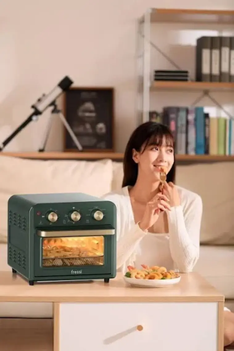 Fressi FRSS-AF01 13 Litre Yeşil Airfryer Fırın