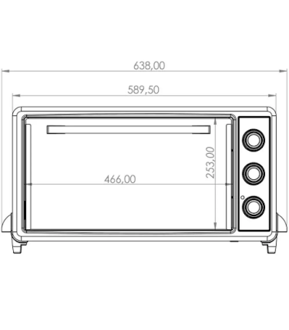 Kumtel 40 Litre Beyaz Fırın Lx - 3525