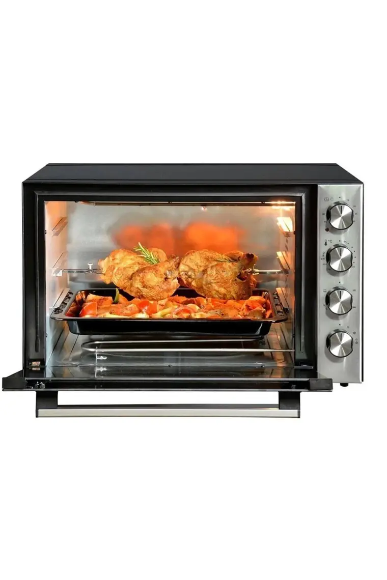 Luxell LX-9645 Piliç Çevirme Fonksiyonlu 70 Lt Turbo Midi Fırın Siyah