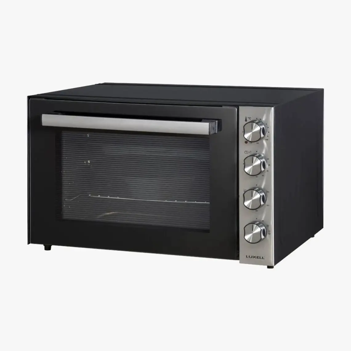 Luxell LX-9645 Piliç Çevirme Fonksiyonlu 70 Lt Turbo Midi Fırın Siyah