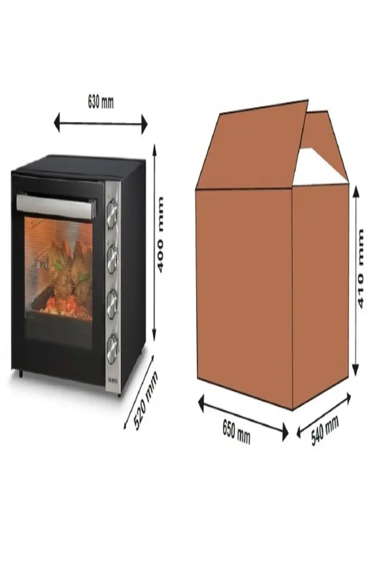 Luxell LX-9645 Piliç Çevirme Fonksiyonlu 70 Lt Turbo Midi Fırın Siyah